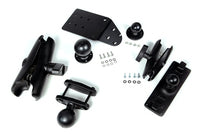 VM2 RAM kit de montage pour keyboard et computer, flat clamp base, medium arm 215 mm (8.5?), ´D´ ball pour dock rear, keyboard mount