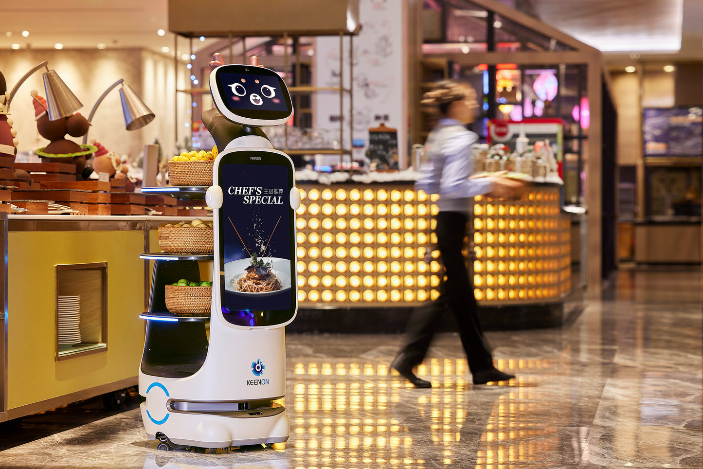 KEENON DINERBOT T10 – Robot de service autonome pour livraison et marketing