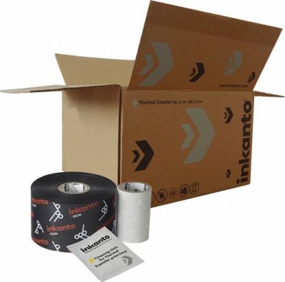 Armor AWR 1, Ruban Thermique, Noir, Cire, 110mm x 360m, Coated Side In (CSI), (10 par boîte)