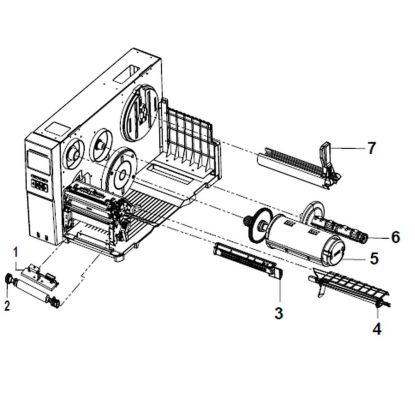 GPIO interface assembly (DB15F, including parallel port) (dealer option