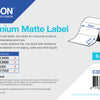 Epson Premium Matte Label - Die-cut Roll: 76mm x 51mm, 2310 labels
