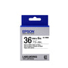 Epson LK-7WBN - Standard - Noir sur Blanc - 36mmx9m