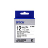 Epson LK-4WBB - Papier Mat - Noir sur Blanc - 12mmx9m
