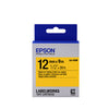Epson LK-4YBP - Couleur Pastel - Noir sur Jaune - 12mmx9m