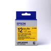 Epson LK-4YBW - Adhésif Fort - Noir sur Jaune- 12mmx9m