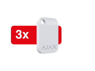 Ajax Batch of Tag (3 pcs) - White