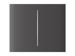 Ajax CenterButton (2-gang) grey Vertical