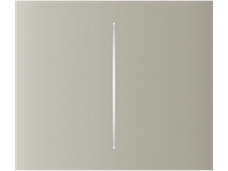 Ajax CenterButton (2-gang) ivory Vertical