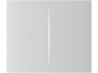 Ajax CenterButton (2-gang) white Vertical