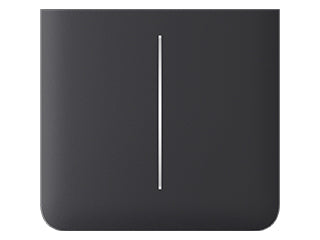 Ajax SideButton (2-gang) graphite Vertical