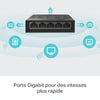 TP-Link LS1005G Gigabit Ethernet Switch 5 Ports 10/100/1000 Mbps (Speed Up to 2000Mbps) - Ideal for Extending the Wired Network for SMEs and Home Offices