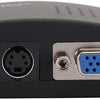 Pwshymi BNC to VGA Converter, BNC S-Video to VGA HD Adapter for PC Monitor (EU Plug)