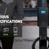 Wallbox 32A (BASIC/APP/RFID) EV 7kW monophasé Station de Recharge pour Voitures électriques avec connecteur Type 2 pour véhicule électrique Conforme à la 6,1m