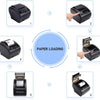 MUNBYN 80mm USB Thermal Receipt Printer, Paper Cutting Function, POS Printer Ticket Ethernet, Supermarket Kitchen Posde for Windows/Mac/Linux, Command ESC/POS, Black
