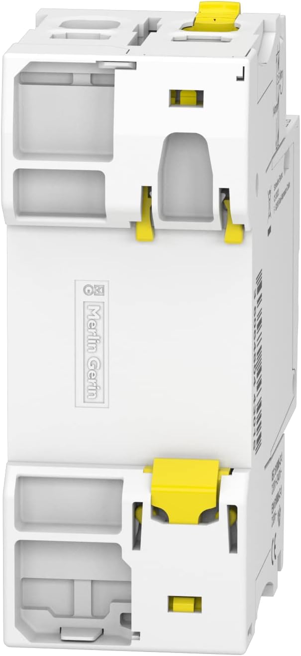 Schneider A9Z21240 Disjoncteur différentiel iID, 2P, 40A, 30mA Type A, Blanc