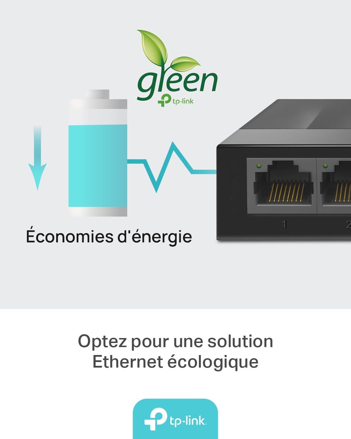 TP-Link LS1005G Gigabit Ethernet Switch 5 Ports 10/100/1000 Mbps (Speed Up to 2000Mbps) - Ideal for Extending the Wired Network for SMEs and Home Offices