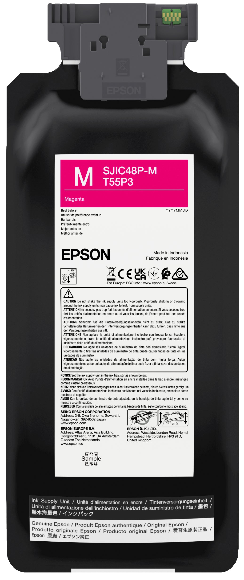 Epson SJIC48P-M cartouche d'encre 1 pièce(s) Original Magenta