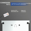 iggual IRON-20 cash tray, manual or automatic cash register RJ11 (12 V), compartment x4 banknotes and 8 pieces, 3-position lock lock, 42 x 40.5 x 10 cm, case made of