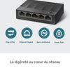 TP-Link LS1005G Gigabit Ethernet Switch 5 Ports 10/100/1000 Mbps (Speed Up to 2000Mbps) - Ideal for Extending the Wired Network for SMEs and Home Offices