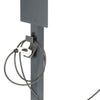 KREAINVENT Support universel de haute qualité pour wallbox en aluminium avec toit et porte-câble EV