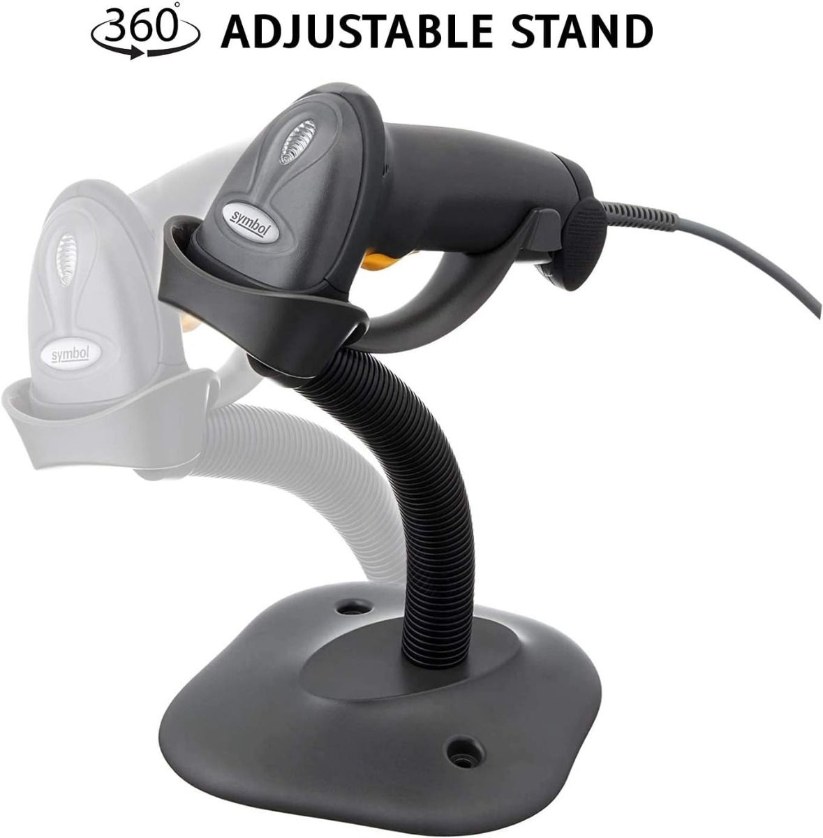 Kit Zebra LS2208 Scanner + Support + Câble