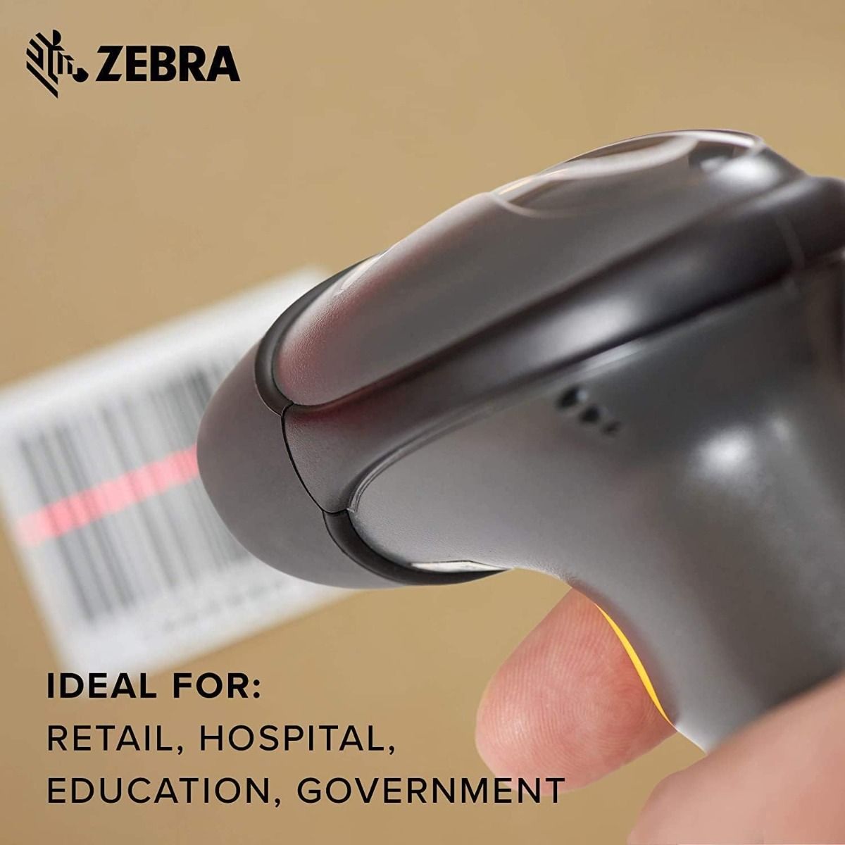 Kit Zebra LS2208 Scanner + Support + Câble