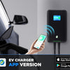 Wallbox 32A (BASIC/APP/RFID) EV 7kW monophasé Station de Recharge pour Voitures électriques avec connecteur Type 2 pour véhicule électrique Conforme à la 6,1m