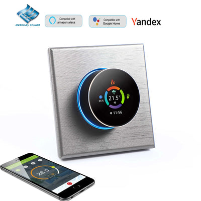 ThermoandreWIFI à bouton intelligent pour le chauffage de l'eau 5A, pommeau de corps à gaz, 16A, chauffage électrique nous-mêmes avec Alexa Google Home Yandex, 24V, 220V