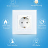 BSEED-Prise Murale Wifi EU Standard 86x86mm, Moniteur d'Alimentation Intelligent, Fonctionne avec Google Alexa