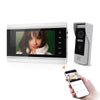 Jeatone Tuya 7 pouces WiFi interphone vidéo sans fil interphone avec caméra oculaire de détection automatique 1080P pour maison appartement extérieur