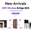 Jeatone Tuya 7 pouces WiFi interphone vidéo sans fil interphone avec caméra oculaire de détection automatique 1080P pour maison appartement extérieur