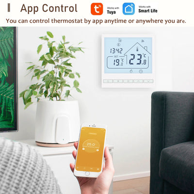 Beok Tuya Thermostat de sol WIFI pour maison intelligente avec Alexa Yandex Google contrôle régulateur de température de chauffage par le sol chaud 220V