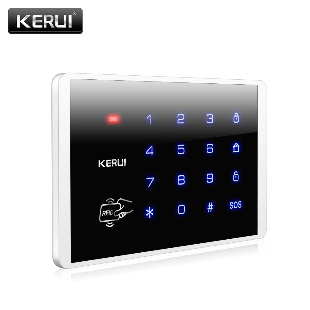 KERUI K16 433MHz clavier tactile RFID sans fil pour W181 W184 W202 W204 GSM WIFI système d'alarme de sécurité à domicile