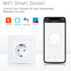 BSEED-Prise Murale Wifi EU Standard 86x86mm, Moniteur d'Alimentation Intelligent, Fonctionne avec Google Alexa