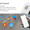 BSEED-Prise Murale Wifi EU Standard 86x86mm, Moniteur d'Alimentation Intelligent, Fonctionne avec Google Alexa