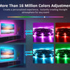 TurnRGB-Bande lumineuse LED avec télécommande à 24 touches, 10m, diviseur de musique, proxy, SMD5050, TV, PC, maison