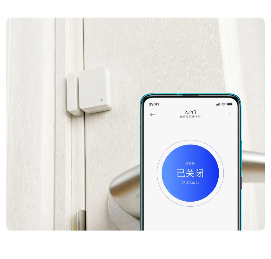 Original Xiaomi Mijia capteur de porte fenêtre 2 Bluetooth connecter capteur de porte taille de poche maison intelligente contrôle automatique par l'application Mi Home