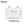Sonoff 4CH Pro R3 10A /Gang 4 canaux Wifi commutateur intelligent 433 MHZ RF commutateur de lumières Wifi à distance prend en charge 4 appareils fonctionne avec Alexa