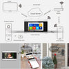 Jeatone Tuya 7 pouces WiFi interphone vidéo sans fil interphone avec caméra oculaire de détection automatique 1080P pour maison appartement extérieur