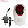 Wolf-Guard-Sirène Clignotante Sonore Sans Fil, Système de Sécurité Domestique Anti-Cambriolage, Étanche, Niket Extérieur, 101 Wifi, 110dB, 433MHz