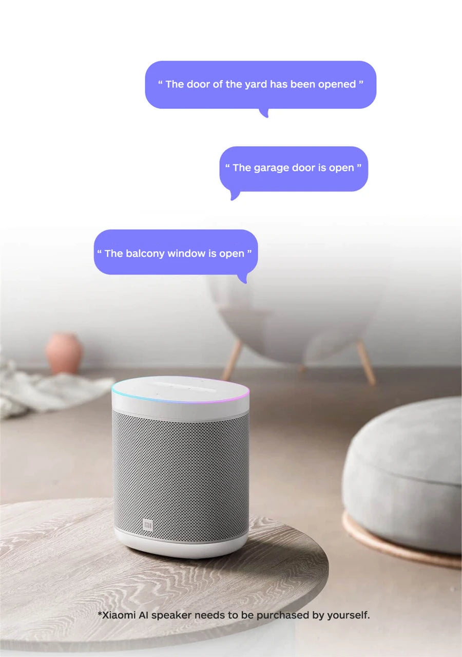 Original Xiaomi Mijia capteur de porte fenêtre 2 Bluetooth connecter capteur de porte taille de poche maison intelligente contrôle automatique par l'application Mi Home