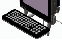 Zebra keyboard trey