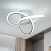 Plafonnier LED, plafonnier moderne 20W 2200LM plafonnier blanc pour cuisine, couloir, chambre à coucher, commande d'interrupteur