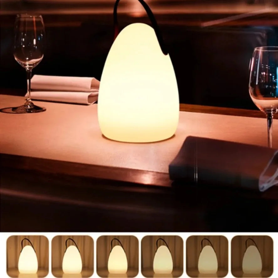 Tuya-Lampe de Table Portable Intelligente, Télécommande, RVB, LED, Extérieur, Étanche, Sans Fil, Camping, USB, Veilleuse, 16 Documents