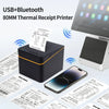 Imprimante thermique de billets de billets de 58mm de haute qualité, imprimante thermique de reçus USB/dent bleue, Mini imprimante de bureau avec coupe, 58E, offre spéciale
