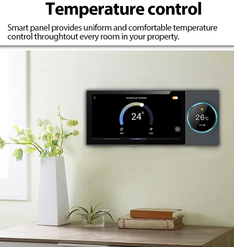 Jianshu-Panneau de contrôle Wifi Zigbee, pour maison intelligente, 6 pouces
