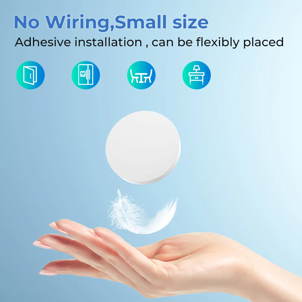 Bouton Tuya Zigbee, scène intelligente sans fil, Modes multi-scènes, contrôleur de bouton poussoir, application Smart Life requise, passerelle Zigbee