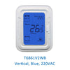 Thermostat numérique pour climatiseur, contrôleur de température à distance, vertical et horizontal, Honeywell, T6861, FCU, T68Également V2WG, T68Également V1WG