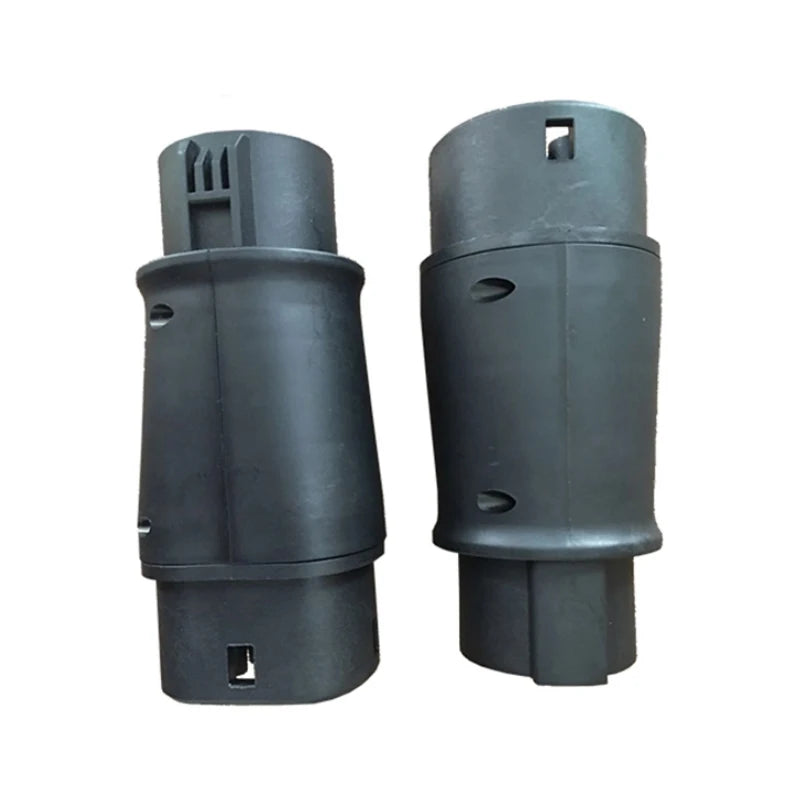 Adaptateur de baril IEC 62196 Type 2 à J1772 Type 1 pour véhicule électrique latéral, connecteur de chargeur 32A EV, Station de charge