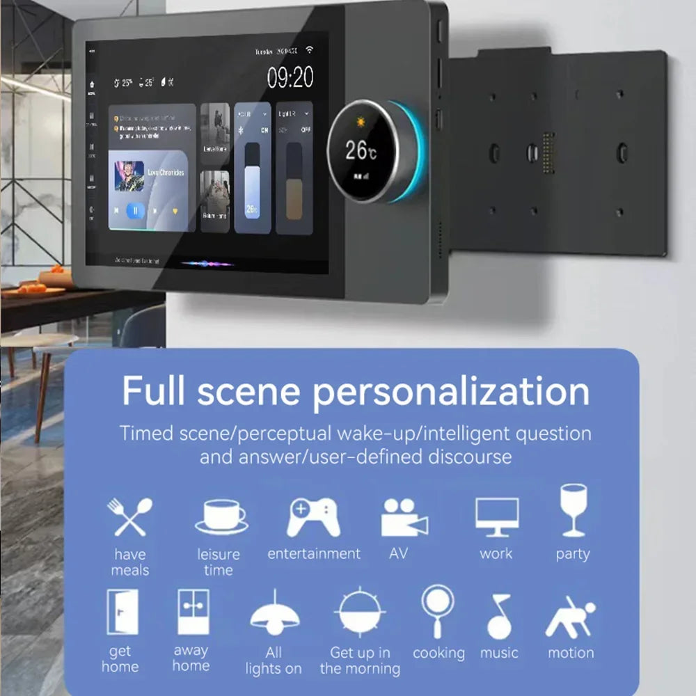 Jianshu-Panneau de contrôle Wifi Zigbee, pour maison intelligente, 6 pouces
